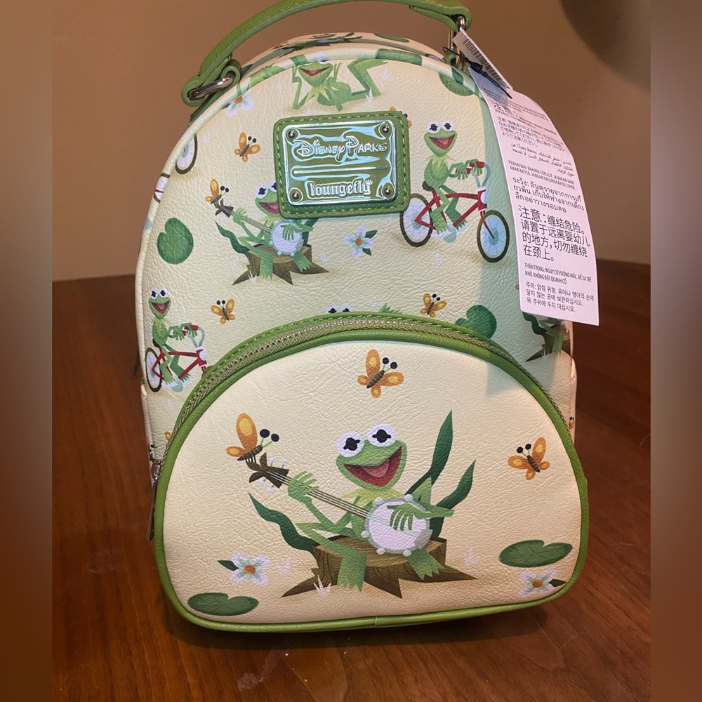 Loungfly Kermit The Frog mini backpack.